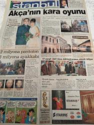 SABAH İSTANBUL GAZETESİ - 16 Aralık 1998- Hava durumu-Erdal Bilallar-Sarı sayfalar-İstanbulda bugün yer alan firmalar-Eczaneler-Sarı sayfalar-İstanbulda kültür ve sanat-Önemli telefonlar- Ömer Balabey- Doktor Özcan köknel- Baymak- Nazire sevican- ikiler- Dengiz İnşaat- veli Göçer inşaat-delta otomotiv-baymak kombi- zirve starduş- izmirli kürk Sarayı Ege Çelik kapı-artist su arıtma-nesrin keskintaş- seyhan Aydın- kezban Balcı- leyla Sıtkı Sezer- ınterpen-veli Göçer Arsa Ofisi-nurten ertuğrul-erdal Çetin- 3 Baba hasan-mehmet Güleryüz- nice yıllara- korku bayramı-her şey çok güzel olacak-cem yılmaz-mazhar Alonson- Aşk olsun-hababam sınıfı-hüseyin sermet- Engin akbaş-delta motorlu taşıtlar- ali Talip Özdemir- Filiz asdemir-yavuz asdemir- Hasan gemi-nuran akça-nurcan Bozkurt-