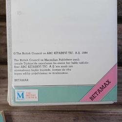 Video English Ingilizce Ögrenme Seti 8 kitap,8 betamax kaset ve 2 adet El Kitabı