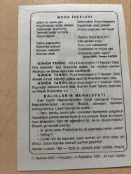 17 HAZİRAN 2002 - TAKVİM YAPRAĞI - DOĞUM GÜNÜ HEDİYESİ - BÜYÜK SAATLİ MAARİF TAKVİMİ - ŞİNASİ - YEZDAN BADUR - RUS BESTEKARI İGOR STRAVİNSKİ DOĞDU - AMELİA ERHART ATLANTİĞİ UÇAKLA AŞAN İLK KADIN PİLOT - RUS YAZAR MAKSİM GORKİ'NİN VEFATI - BALIKLARIN MUHALEFETİ ADLI YAZI