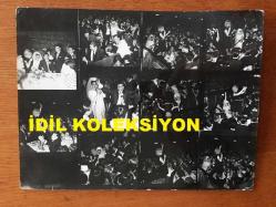 GÖNÜL YAZAR'IN ORİJİNAL BÜYÜK BOY FOTOĞRAFI - 24 x 18 cm EBADINDA - GÖNÜL YAZAR KATILDIĞI BİR DÜĞÜNDE ÇEKİLMİŞ 11 FARKLI KARE BİR FOTOĞRAFIN İÇİNDE