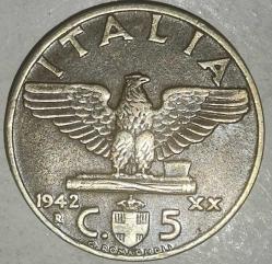 LOT.1 » İTALYA 1942   5 CENTESIMI
