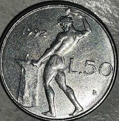 İTALYA 1990    50 LİRE