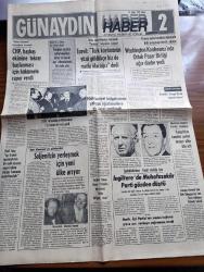 Günaydın Haber 2 Gazetesi - 15 Şubat 1974 - 06 Ankara Örsan Öymen Yazıyor - Cumhuriyet Halk Partisi Haşhaş Ekimine Tekrar Başlanması İçin Hükümete Rapor Verdi - Batı Almanya'ya Gönderilen Yazar Soljenitzin Yerleşmek İçin Yeni Ülke Arıyor - Bülent Ecevit Türk Köylüsünün Yüzü Güldükçe Biz De Mutlu Olacağız Dedi - Türk İş Genel Başkanı Halil Tunç İşçi Kıdem Tazminatında Bir Aylık Ücretin Asgari Taban Olduğu Kanunda Belirtilmelidir Dedi - Dışişleri Bakanı Turan Güneş Hilafetin Tartışılması İslam Birliğini Bozar Dedi - İngiltere'de Muhafazar Parti Gözden Düştü - Almanlar Türk Yemeklerine Büyük Rağbet Gösteriyor - 72 Dilden Dünya Basını Ne Diyor - Japonya Süveyş Kanalı'nın Açılması İçin Mısır'a 140 Milyon Dolar Kredi Vermeye Hazır - Irak Güvenlik Konseyi'ni Acele Toplantıya Çağırdı - İsrail'de Golda Meir Koalisyon Hükümeti Kuramıyor - Suriye'nin Elindeki İsrailli Tutsaklar İçin Toplantı Yapılması İstendi - Hint Denizinde Amerika İle Rusya Üs Edinme Savaşını Hızlandırdı -  Dr. Kimble