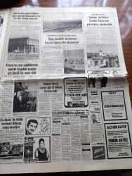 Günaydın Gazetesi - 6 Aralık 1977 - Bülent Ecevit Milliyetçi Cepheyi Vatandaşlarla Anlatıyor - Bülent Ecevit Bu Hükümetten Ben de Sizde Çok Şikayetçiyiz Dedi - Bülent Ecevit'e Atılan Taş Ali Topuz'a Rastladı - İstanbul Belediyesi Boğaz Köprüsü'nün Elde Ettiği Gelirden Hisse İstiyor - Aytekin Kotil - Bülent Ersoy Bir Süre Sahneye Çıkamayacak - Urfa'da Olay Çıkaran 80 Ülkücü Mahkemeye Sevk Edildi - Eski Jet Bakan Vedat Ali Özkan Dün Devrek'te Toprağa Verildi - Hafiyesi Mahmut Karikatür - Erbakan'ın Hac Ve Irak Seferi Röportaj Ertuğrul Akbay Yazı Dizisi - Kuzeyin Refah Ülkesi Danimarka'da Türkler Röportaj Gündüz Serdengeçti - Güzin Abla Köşesi - Tefeciler Dizisi - Tefeciler'in Alex'ini Ünlü Aktör Kirk Douglas Canlandırıyor Fotoğraf - İngilizlerin Bol Soyunan Yıldızı Joan Collins Avril'i Oynuyor Fotoğraf - Adana Çakıl Gazinosu Sunar Kenan Temiz - Urfa Turist Pavyon Sevim Candaner - TV Yıldızlarını Seçiyoruz - Samsun'da İtalyan Katolik Kilisesinin Yıktırılması Durduruldu - Erol Evgin Foto