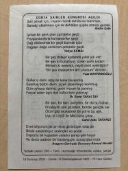 19 TEMMUZ 2002 - TAKVİM YAPRAĞI - DOĞUM GÜNÜ HEDİYESİ - BÜYÜK SAATLİ MAARİF TAKVİMİ - CAN YÜCEL - ANDRE GİDE - FUAT BAYRAMOĞLU - AHMET NECDET - DR. SUNA TANALTAY - YAHYA KEMAL