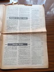 Hürriyet Vergi Gazetesi - 1970 - Oto'dan Toto'ya Kadar Yeni Vergiler Konuldu - Taşıt Alım Vergisi - İşletme Vergisi - Spor Toto Vergisi - Emlak Alım Vergisinde Değişiklik - Verginin Tarhı Beyan Esası - Gayrimenkul Vergisi - Gayrimenkul Kıymet Artışı Vergisinin Uygulama Şekli Hakkında Maliye Bakanlığının Açıklaması - Gider Vergileri Kanununda Yapılan Değişiklikler - Seramik Eşya Vergisi - Bina İnşaat Vergisinin Uygulama Şekli Hakkında Maliye Bakanlığının Açıklaması - Belediye Ve Tapu Memurlarının Sorumluluğu - Alkollü Ve Alkolsüz İçkiler Vergisi - Kuru Mülkiyetin Devrinin Vergi Mevzuuna Alınması - Matrahın Tayini Verginin Tarhı Ve Nispet - Damga Vergisi - Veraset Ve İntikal Vergisi - Trafik Harçları -  Muaflık Ve İstisnalar - Harçlar Kanunundaki Değişiklikle İlgili Olarak Maliye Bakanlığının Açıklaması - Bina Ve Arazi - Pasaportla İlgili Hususlar