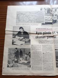 Hürriyet Gazetesi - 1967 - Temyiz Ticaret Dairesi Başkanı Sıtkı Akyazgan'ın Tekzibini İstanbul 3. Asliye Ceza Mahkemesi Yersiz Buldu Türkiye'de Hakimler Var Yazan Necati Zincirkıran - 13 Gazetede Çıkan Gol Fotoğrafı - Abidin Behpur ve Yüksel Kasapbaşı Ödülleri Verildi - Gazetecilik Ve Araştırma Yazan Esin Bilbaşar Rey - Sosyal Yönümüz Yardım Sandığı Ve Çalışanlar - Merkur Gazetesinin Rotatifi Saatte 42.000 Tur Yapabiliyor - HÜRDAĞITIM Sayesinde Aynı Günde 55 İlde Birden Okunan Gazete Hürriyet - HÜRDAĞITIM'ın Genç Müdürü Ali Ünlü Görevi Başında Fotoğraf - Gazetenin Dağıtım Şeması - Son Altı Yıl İçinde Eşine Rastlanmamış Bir Saray Devrimi Geçiren Los Angeles Times - The Los Angeles Times Gazetesinin 39 Yaşındaki Sahibi Otis Chandler Fotoğraf - Times Mirror Şirketinin Sahip Oldukları - Kardeş Gazete Son - İstanbul'da Krallar Gibi 5 Gün 5 Gece Programında SON'un Talihli Okuyucuları Bir De Ünlü Vefa Bozacısına Uğradı - Son Gazetesinin Talihlileri  Maksimde - Gönül Yazar Şarkı Söylerken Foto