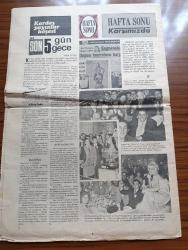 Hürriyet Gazetesi - 1967 - Temyiz Ticaret Dairesi Başkanı Sıtkı Akyazgan'ın Tekzibini İstanbul 3. Asliye Ceza Mahkemesi Yersiz Buldu Türkiye'de Hakimler Var Yazan Necati Zincirkıran - 13 Gazetede Çıkan Gol Fotoğrafı - Abidin Behpur ve Yüksel Kasapbaşı Ödülleri Verildi - Gazetecilik Ve Araştırma Yazan Esin Bilbaşar Rey - Sosyal Yönümüz Yardım Sandığı Ve Çalışanlar - Merkur Gazetesinin Rotatifi Saatte 42.000 Tur Yapabiliyor - HÜRDAĞITIM Sayesinde Aynı Günde 55 İlde Birden Okunan Gazete Hürriyet - HÜRDAĞITIM'ın Genç Müdürü Ali Ünlü Görevi Başında Fotoğraf - Gazetenin Dağıtım Şeması - Son Altı Yıl İçinde Eşine Rastlanmamış Bir Saray Devrimi Geçiren Los Angeles Times - The Los Angeles Times Gazetesinin 39 Yaşındaki Sahibi Otis Chandler Fotoğraf - Times Mirror Şirketinin Sahip Oldukları - Kardeş Gazete Son - İstanbul'da Krallar Gibi 5 Gün 5 Gece Programında SON'un Talihli Okuyucuları Bir De Ünlü Vefa Bozacısına Uğradı - Son Gazetesinin Talihlileri  Maksimde - Gönül Yazar Şarkı Söylerken Foto