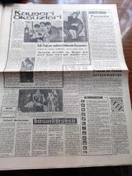 Zafer Gazetesi - 22 Ocak 1962 -  Keban Barajı Köşe Yazısı - Bir Mektup Vesilesiyle Yazan Muhip Dranas Köşe Yazısı - Ünlü Rejisör Elia Kazan Kayseri Mantısı Yerken - Altay Ömer Egesel İmralı'daki İdamları Anlattı - Adnan Menderes'e Hükmün Tebliği - Kasım Gülek De Doğrudur Dedi Avrupa Kayseridekilerin Affını Temenni Ediyor - Ragıp Gümüşpala Gelmeyince Adalet Partisinin Toplantısı Salı Gününe Kaldı - Büyük Millet Meclisine Gazeteciler Sokulmuyor - George Sand Yazan İmre Gömal Yazı Dizisi - Yaman Gazeteci Cemo Karikatür - Kayseri Öksüzleri - Eski Trabzon Mebusu Selahattin Karayavuz - Fal Ve Burçlar - Washington'ub Arena Tiyatrosu - Bir Eski Milli Birlik Komitesi Üyesinin İfşaatı Yazan C.D. - Modern Kleopatra Elizabeth Taylor - Yakın Tarihimizde Siyasi Cinayetleri Hazırlayan Sadi Borak Yazı Dizisi - İngilizlerin Gönüllerini Fetheden Fransız Kızı Mylene Demongeot Fotoğraf - Navaron'un Topları Yazan Alistair Maclean Yazı Dizisi -  Amerikalılara Bu Defa Ancak 6 Gol Atabildik - Fenerbahçe