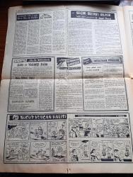Babıalide Sabah Gazetesi - 24 Kasım 1969 - Hızla Uzayda Seyreden Apollo 12 Bugün Pasifik'e İniyor - Foto Macit Etken Bulgar Casusunu Yıllarca Oyaladı - EAS'da Grevci İşçiler Direnme Kararı Aldılar - Nusret Tuna Celal Bayar Senatörlük Hakkını Kazanmıştır Dedi - Aylak Hayri Çizen Vehip Sinan - Kayseri'de İlk Defa Olarak İki Şerefeli Minare Yapıldı - Kıbrıs Meselesi Yazan Münevver Ayaşlı - Turnayı Gözünden Yazan Günvar Otmanbölük - Aytaşı Moskova'da Sergileniyor - Vietnam'da Katliam Yalanlandı - Bücür Ve Uçan Halısı Karikatür - Hepşenler Karikatür - Peygamberimizin Seçtiği Ve Sevdiği Dört Büyük Halife Yazan İhsan Uzungüngör Yazı Dizisi - Selçuk Sultan'ı Geliyor Yazan S. Asaf Önen Yazı Dizisi - Yabancılara Göre Müslüman Türkler Yazı Dizisi - İstanbul'da Demirperde Yazan Hikmet Enveroğlu Yazı Dizisi - Feyz Ve Esrar Hazinesi Yazan Seyyid Abdülkadir Geylani Yazı Dizisi - 11 Ayın Sultanı Ramazan Köşesi - Ankaragücü Abdullah'ın Golüne Mani Olamadı Fenerbahçe Galip -  Göztepe Teknik Direktörü
