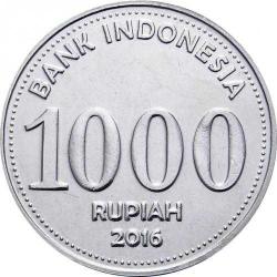 ENDONEZYA 1000 Rupiah, 2016 ÇİL