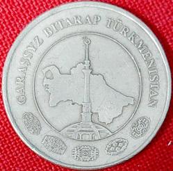 TÜRKMENİSTAN 50 Tenge, 2009 ÇÇT+
