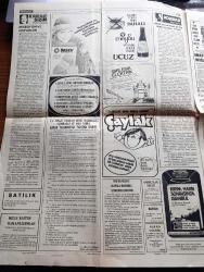Halk'a Ve Olaylara Tercüman Gazetesi İsmet - 21 Kasım 1977 - Mısır Devlet Başkanı Enver Sedat İşgal Altındaki Toprakları Geri Verin Dedi - İmar Affı Tasarısı Esasları Belli Oldu - Bülent Ecevit Türkiye Bir Cinayetler Ülkesi Durumuna Getirilmiştir Dedi - Kurban Bayramı Bütün Yurtta Yağışlı Ve Kapalı Geçecek - Suluova'da MHP Gecesindeki Patlama Olaylara Yol Açtı - Padişah Abdülhamid'in 93 Yaşındaki Kızı Şadiye Sultan Hastanede Son Günlerini Yaşıyor - 6 Murat 131 Sahibini Buldu - Şam'ın Şekeri Yazan Rauf Tamer Köşe Yazısı - Elektrik Tüketimi Artışında Dünyada Birinciyiz - Meysu - İsrail'de Bayram İslam Dünyasında Figan Yazan Ergun Göze - Kurtuluş Savaşımızın Yaşanmış Gerçek Hikayesi Efeler Geliyor Foto Roman - Gönül Yazar Yılların Gönül Yazarıdır Fotoğraf - Politikada 7 Gün Hazırlayan Şefik Kahramankaptan Yazı Dizisi - Vitrin Yazan Yavuz Donat - Cihan Pehlivanı Kara Ahmet Yazan Eski Bir Pehlivan Yazı Dizisi - Trabzonspor Ali Kemal'in Golü İle Galip - Fenerbahçe Diyarbakır Berabere Kaldı -