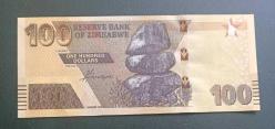 Zimbabwe 2020 100 Dolar Çil