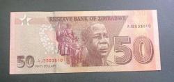 Zimbabwe 2020 50 Dolar Çil