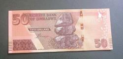 Zimbabwe 2020 50 Dolar Çil