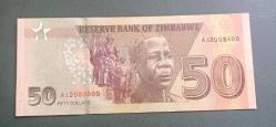 Zimbabwe 2020 50 Dolar Çil
