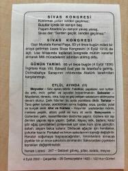 4 EYLÜL 2002 - TAKVİM YAPRAĞI - DOĞUM GÜNÜ HEDİYESİ - BÜYÜK SAATLİ MAARİF TAKVİMİ - GAZİ MUSTAFA KEMAL ATATÜRK - SİVAS KONGRESİ - İNGİLTERE KRAL VIII.EDVARD DOLMABAHÇE'YE GELDİ  - EYLÜL AYINDA; MEYVELER - SEBZELER - TARLALAR - AHIR VE KÜMES - BAHÇIVANLIK