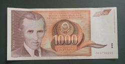 Yugoslavya 1990 1000 Dinar Çil