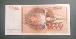 Yugoslavya 1990 1000 Dinar Çil