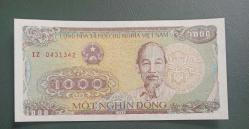 Vietnam 1988 1000 Dong Çil
