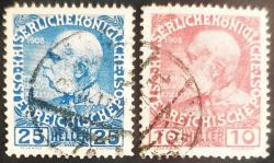 +++ AVUSTURYA - MACARİSTAN İMPARATORLUĞU FRANZ JOSEPH     1908    10+25H   - DAMGALI - Errizevi