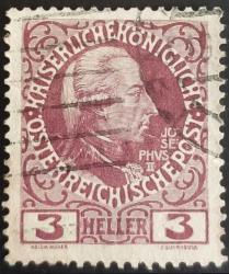 +++ AVUSTURYA İMPARATOR JOSEPH II     1908     3H   - DAMGALI