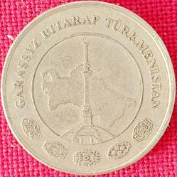 TÜRKMENİSTAN 10 Tenge, 2009 ÇÇT+