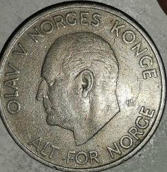 NORVEÇ 1964  5 KRON