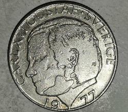 İSVEÇ 1977  1 KRON