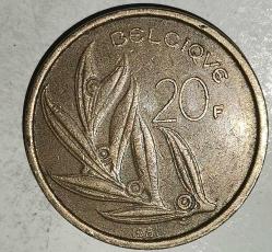 BELÇİKA  1981  20 FRANK