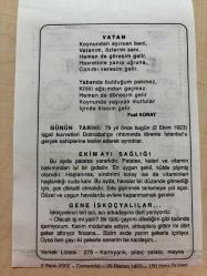 2 EKİM 2002 - TAKVİM YAPRAĞI - DOĞUM GÜNÜ HEDİYESİ - BÜYÜK SAATLİ MAARİF TAKVİMİ - ATATÜRK - FUAT KORAY - İŞGAL KUVVETLERİ İSTANBULDAN AYRILMAYA BAŞLADI - EKİM AYI SAĞLIĞI - GENE İSKOÇYALILAR ADLI YAZI
