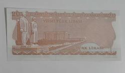 20 Türk  Lirası  6 Emisyon  Yirmi TL  Çil