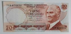 20 Türk  Lirası  6 Emisyon  Yirmi TL  Çil