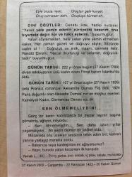 27 KASIM 2002 - TAKVİM YAPRAĞI - DOĞUM GÜNÜ HEDİYESİ - BÜYÜK SAATLİ MAARİF TAKVİMİ - BEETHOVEN - DİNİ ÖĞÜTLER - FRANSIZ ROMANCI ALEXANDRE DUMAS FİLS ÖLDÜ - ÜNLÜ EDEBİYATÇI FİTNAT HANIM ÖLDÜ - SEN ÖLMELİYDİN ADLI YAZI