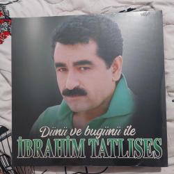 İbrahim tatlıses  lp plak dünü ve bugünü ile ambalajında