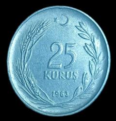 1963 25 Kuruş