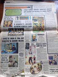 Halk'a Ve Olaylara Tercüman Gazetesi - 11 Şubat 1978 - Acı Fakat Gerçek Dış Borç Ödeyemiyoruz - 650 Milyon Dolar Kredinin Vadesi Geldi Geçti Ödeme Yapamadık - Bülent Ecevit Vergi Adaletini Sağlayıcı Yasa Tasarısı Hazırlanıyor - Kontrgerilla Konusu Senato'yu Da Karıştırdı - 27 Ülkücü Kuruluş Hükümet Anarşi Ve Terörü Teşvik Ediyor Dedi - Kuyruklu Yıldız'ın Amacı Nedir Acaba Yazan Rauf Tamer Köşe Yazısı - DİSK Genel Başkanı Abdullah Baştürk Türk İş DİSK'in İlkelerini Benimserse İki Kuruluş Birleşebilir - Koca Mustafa Yazan Ve Çizen Aydın Ali Ustaoğlu - Türkiye'deki Afrika Yazı Erkan Yiğit Fotoğraflar Tancan Baltalı Yazı Dizisi - Hafız Esat Suriyeli Seçmenlerin Yüzde 99,6'sının Oyları İle Tekrar Başkan Seçildi - Malkoçoğlu Yazan Ve Çizen Ayhan Başoğlu - Asrımızın Koca Yusufları Yazan Ali Gümüş Yazı Dizisi - Akıncılar Beyi Doğan Yazan Ve Çizen Refet Kartal - Fenerbahçeli Cemil Turan Başkan Adayı Oldu - Arjantin 78 Dünya Kupası Finalistleri Yazan Kemal Belgin Murat Öktem