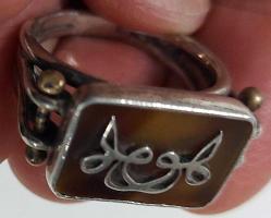 OSMANLI SON DÖNEM KATALİN TAŞLI MÜTHİŞ HARİKA MOTİFLİ ORİJİNAL SANATSAL MUHTEŞEM GÜMÜŞ YÜZÜK 3WW1R ÇOK NADİR