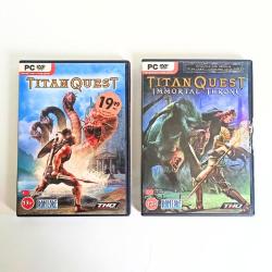 Titan Quest - Titan Quest Immortal Throne PC Game Bilgisayar Oyunu 2 Oyun Birden