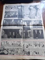 Hürriyet Gazetesi - 16 Eylül 1961 -  Adnan Menderes Ağır Hasta Olduğu İçin Duruşma Salonuna Getirilemedi - Yassıada'da Karar Günü - Yassıada Duruşmaları 3 İdam 43 Müebbet Hapis 418 Çeşitli Ceza Ve 123 Beraatle Bitti - Adnan Menderes'i Yatağında Gördüm - Celâl Bayar - Medeni Berk - Refik Koraltan - Tevfik İleri - Eski Maliye Bakanı Hasan Polatkan - Hariciye Bakanı Fatin Rüştü Zorlu - Milli Birlik Komitesi 15 İdam'dan 12'sini Müebbete Çevirdi - Müebbet Hapse Mahkum Edilenlerin Listesi - Beraat Eden 123 Kişinin Tam Listesi - Yassıada'da Son Gün Ve Kararların Okunuşu - Zeki Şahin Ve Bumin Yamamoğlu'nun Cezası - Yol Orada Bitmişti Aşk Romanı Yazan A.S.Turnboll Yazı Dizisi - Dedektif Nik'in Maceraları Çizgi Roman - Yassıada Mahkemesi Fotoğraflar - Fatoş Çizgi Roman - Gökler Hakimi Gordon Çizgi Roman - Güngörmüşler Çizgi Roman - Nilüfer Çizgi Roman