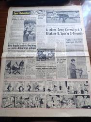 Hürriyet Gazetesi - 6 Eylül 1961 - Liderler Zirvede Buluştular - Cemal Gürsel Yuvarlak Masada Hislerimizi Ve İhtiraslarımızı Kontrol Etmesini Bilmeliyiz Dedi - Cumhuriyetçi Köylü Millet Partisi'nden Ahmet Oğuz - Adalet Partisi Lideri Ragıp Gümüşpala - Yeni Türkiye Partisi Lideri Ekrem Alican - Memleketçi Serbest Parti Lideri Enver Adakan - CHP Lideri İsmet İnönü - Beş Lider Yuvarlak Masada Konuştu - Zirve'ye Atatürk Ruhu Hakimdi - Parti Başkanları Millet Huzurunda Söz Verdiler - Çankaya'da İmzalanan Müşterek Beyanname Bir Taahhüt Vesikası - Ahmet Tahtakılıç'a 147'lerin Cevabı - Dedektif Nik'in Maceraları Çizgi Roman - Kennedy İle Kruşçef'i Buluşturma Gayreti - Sevilen Unutmaz Aşk Ve Macera Romanı Çizen Faruk Geç - Anita Ekberg Günün En Sevilen Yıldızı Oldu - Metin Oktay Hakkında İtalyanca Yazı - Türk Futbol Alemi Metin Oktay'ın Hasreti İle Yanıyor - Beşiktaş Ankara'ya Gidiyor - Fenerbahçe'liler Dünkü Antremanda - Fatoş Çizgi Roman - Gökler Hakimi Gordon Çizgi Roman - Güngörmüşler