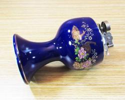 VİNTAGE JaPoN KOBALT PORSELEN GaZLı MASA ÇAKMAĞI...