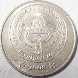 KIRGIZİSTAN 1 Som, 2008 ÇÇT+