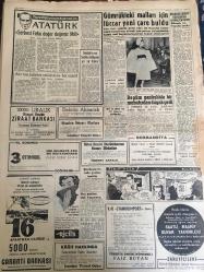 YENİ SABAH GAZETESİ 19 KASIM 1958 YIL :21 SAYI :7080--İnönü dün işbirliğinin temel fikirlerini anlattı --EOKA nın karargahı olan bir polis karakolu basıldı ---Geçimsizlik yüzünden karısını  öldürdü --Polis yol ortasında bir gazeteciye tokat attı --Suriye de 8 Türk tevkif edilmiş ---Ankara köylerinde iki silahlı yol kesme hadisesi vuku bulundu --Irak ın Notası --Ankara da tren kazası --Kaçakçılığı önlemek için büyük bir tahkikat açıldı --Beni Mevlana nın Türbesi büyüledi .Müslüman oldum ---Uğurlu Olsun :Siyavuşgil --İkinci parti kok tevziatı 15 Aralık ta başlayacak ---İstanbul Rehberi ---Gümrükte malları için tüccar yeni çare buldu --Garnizon İ.Sporla berabere kaldı :1-1--Namağlup K.Gümrük Beşiktaş karşısında ---Milli namzetler ilk antrenman maçında iddialı ve hırslı idiler --Özcan Di Stefano büyük oyuncu ama karşısında güçlük çekmedim diyor ---Arsa dağıtacağım diye 150 bin lira dolandıran şahıs yakayı  ele verdi --