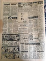 YENİ SABAH GAZETESİ 20 KASIM 1958 YIL :21 SAYI :7081---Muhtar seçimleri 1 yıl geri bırakıldı --CMP Üçüncü Büyük Kongresi---Bir kamyon uçuruma düştü :4 kişi öldü ,22 ağır yaralandı ---Zorlu  Kıbrıs için daima müzakereye hazırız dedi --İdealist DP lileri toplandı ---Tokat atan polis dün Merkez emrine alındı --Golkowski ,davasına dün İzmit de başlandı --Tokat da iki başlı bir çocuk doğdu --İstanbul un Cümbüşü :Siyavuşgil --Yüzlerce Mensucat İşçisi İşsiz Kalıyor ---İstanbul Rehberi --Sihirli kutu :Ankara da yine kaçak eşya bulundu --Zincirleme kavgada üç kişi yaralandı --- Ankara Göl Gazinosu :Hamiyet Yücesesi ---Real Madrid biletleri için bölgenin dikkati çekildi --Dün de Karagümrük Beşiktaş ı 2-0 yendi ---Azerbaycan Milli Takımı Geliyor --Seyyit Mısırlı beşinci oldu --Atletizm Federasyonunda Yeni Vazife Taksimi Yapıldı ---Turgay Londra ya gidiyor ---