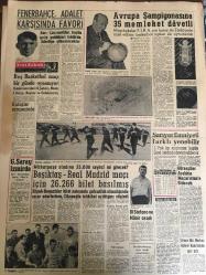 YENİ SABAH GAZETESİ 22 KASIM 1958 YIL :21 SAYI :7083---CMP .Büyük Kongresi Sona Erdi --Yakında yeni zamlar tatbike konulacak ---Devlet sektöründe çalışan bütün işçilere zam yapılacak ---EOKA bir Türk polisini öldürdü ,2 Türkü yaraladı --İzmit faciasında ,iki kızını kaybeden ana çıldırdı --15 Evin hava gazı saatleri infilak etti --Zafer gazetesi 1 ay kapatılacak --Ekmeğe zam şayiaları ---Ölü ile Evlenme :Siyavuşgil ---Hakim tazminatı hakkındaki tasarı Meclis e sevk edildi ---Fenerbahçe ,Adalet Karşısında Favori --Avrupa Şampiyonası 35 Memleket Davetli --Beşiktaş -Real Madrid maçı için 26.266 bilet basılmış --Sarıyer Emniyeti farklı yenebilir --Kulüpler zam peşinde --Bir köylü ,sopa ile dövülerek öldürüldü --Günaltay ,Allah fakir fukaraya acısın dedi --Meclis te sözlü sorular görüşüldü --CHP lideri bugün Konya da konuşulacak --
