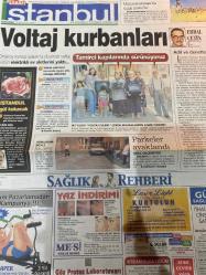 SABAH İSTANBUL GAZETESİ SABAH MELODİ GAZETESİ - 12 Ağustos 1999 - Erdal Bilallar-Eczaneler-Güzellik Rehberi-Sağlık Rehberi-Sabah Sarı Sayfalar-Şenol Baştakar-İstanbulluların dert köşesi-İstanbul’da Kültür Sanat-ŞENOL BAŞTAKAR-Yavuz asdemir-Mustafa değirmenci-Vatan bilgisayar-acer-Üroklinik-Spor’99-Bellaplast-Selena estetik zayıflama-pıt tedavisi-Erdal Çetin-AB Shaper-Selena estetik zayıflama-Göz protez laboratuvarı-Gürtuna-Erdal çetin-Ramazan Yazgan-Lazermed-Engin Akbaş-Goran Bregoviç-Merhaba yoldaş-Sezen aksu-Virüs-Mustafa Sarıgül-Tuna huş-Faik semim-Mustafa Öztürk