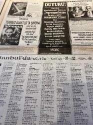 SABAH İSTANBUL GAZETESİ SABAH MELODİ GAZETESİ - 25 Ağustos 1999 - Ali Müfit Gürtuna-Erdal Bilallar-Eczaneler-Güzellik Rehberi-Sağlık Rehberi-Sabah Sarı Sayfalar-Şenol Baştakar-İstanbulluların dert köşesi-İstanbul’da Kültür Sanat-Salim Yavaşoğlu-Sefa Namruk-Mehmet Çıkrıkçı-Osman Akün-Afiyet Çiloğlu-Tahir Nevide-Güzelyalı mahallesi-Şişli 19 Mayıs-İnönü mahallesi-Bağlarbaşı korusu-Mehmet Özışık-Tuncer Özdemir-Tuncer Bey-Erdal Çetin-Modern Otomotiv-sinema dergisi-virüs-four days in september-Merhaba Yoldaş-Tebernüş kireççi-Ümit yazman-Alo 182