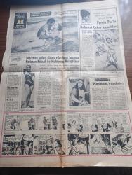 Hürriyet Gazetesi - 20  Şubat 1965 - Suat Hayri Ürgüplü  Bugün Yeni Kabineyi İlan Edecek - Asma İle Avrupa Bağlayacak Asma Tünel - Boğazın İki Yakası Sualtı Asma Tüneli İle Bağlanacak - Cevdet Sunay'ın İsmet İnönü'ye Mesajı - Vietnam'da Yeni Bir Askeri Darbe Oldu - Milli Eğitim Bakanı Doktor İbrahim Ökten Yeni Eğitim Bakanına Mektup Ve 28 Tane Kilit Bıraktı - O Gece Aşk Ve Macera Romanı Çizen Faruk Geç - Bizimkiler Yazan Kemal Bisalman Çizen Sezgin Burak - Fenerbahçe İçin Zor Bir Gün - Beşiktaş Bugün Trabzon İdmanocağı İle Karşılaşıyor - Alsancak Stadında Emniyet Tedbiri - Yıldırım Gürses Her Akşam Kazablanka'da Fotoğraf - Türkiye'nin En Büyük Komedyeni Moris Kazablanka'da - Pervin Par'la Nebahat Çehre Kapıştılar - Şöhretine Gölge Düşen Yıldızların Başında Neriman Köksal İle Muhterem Nur Geliyor - Fatoş Çizgi Roman - Güngörmüşler Çizgi Roman - Gökler Hakimi Gordon Çizgi Roman - Dedektif Nik'in Maceraları Çizgi Roman - Fikret Hakan Fotoğraf